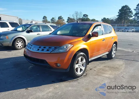 2004 Nissan Murano Sl z USA, uszkodzony, nr VIN JN8AZ08TX4W202635